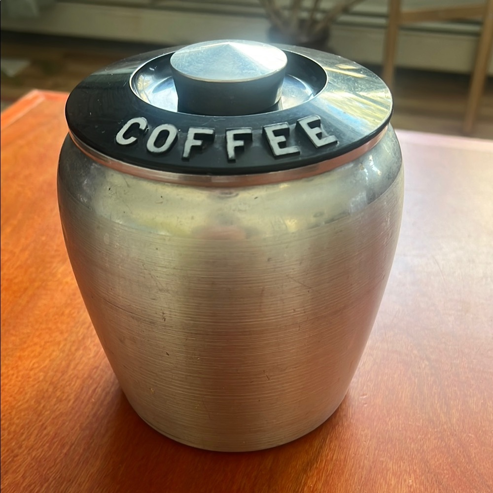 Vintage coffee canister